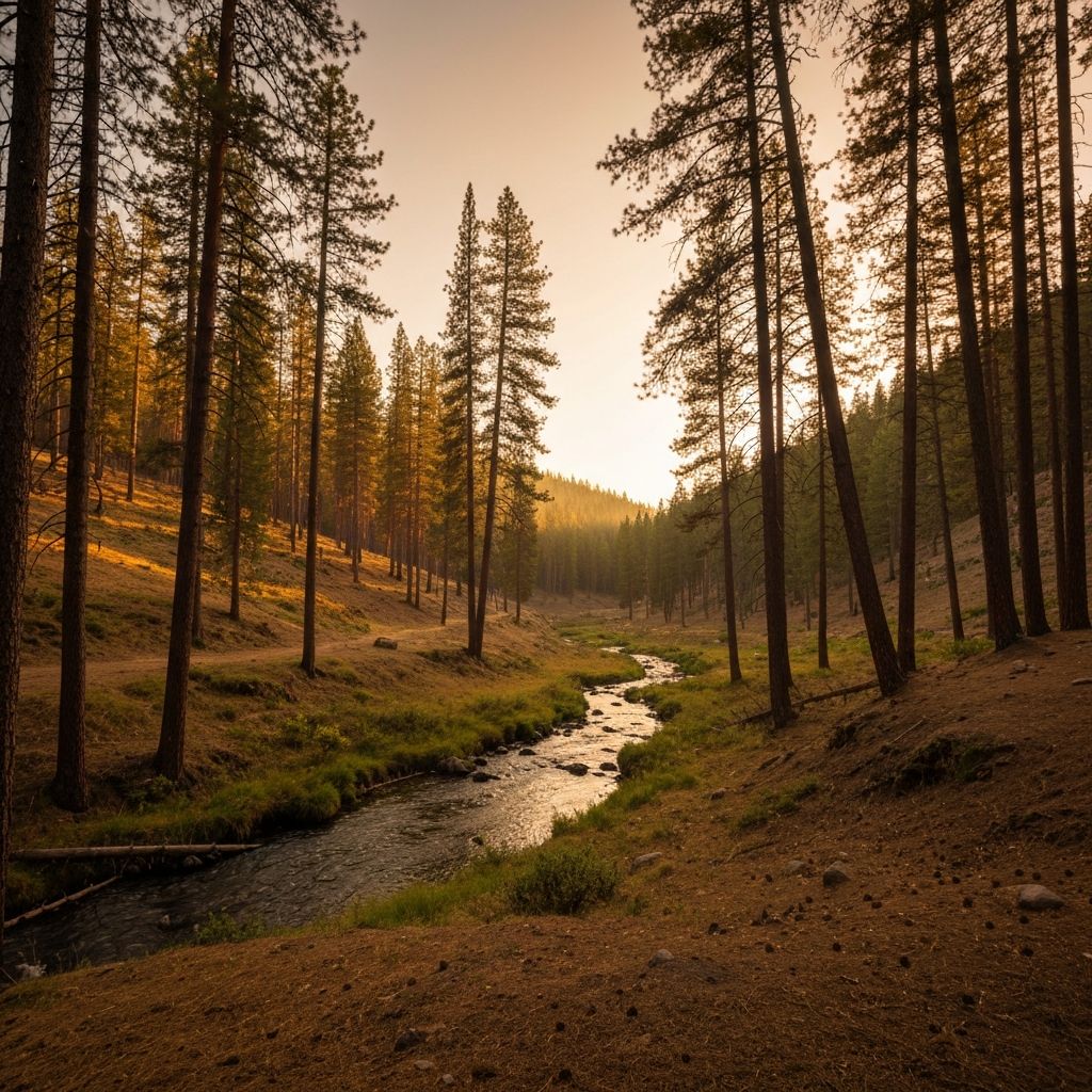 Peaceful natural landscape